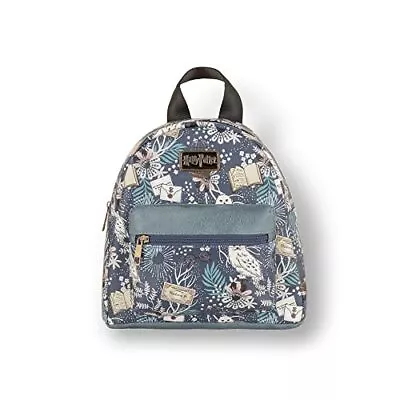£39.95 • Buy Harry Potter Mid Blue Floral Print Hedwig Mini Backpack