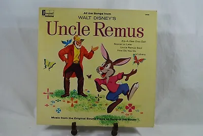 $30 • Buy Uncle Remus Song Of The South Disney Reissue Vinyl LP Record Children's VG+