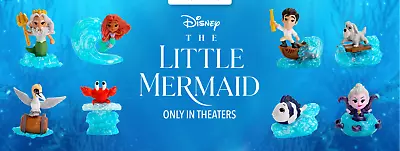 2023 McDONALD'S Disney The Little Mermaid HAPPY MEAL TOYS Or Set • $19.99