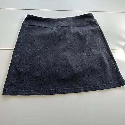 Athleta Women’s Sweet Sport Skort Skirt Dark Gray Tennis Golf Size M Zip Pocket • $19.90