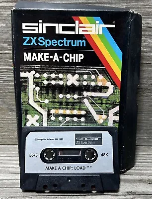 Vintage Make A Chip Sinclair ZX Spectrum 48K Cassette Incognito Software • $39.95