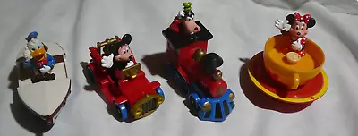 RARE Vintage 1993 Disney  Fun Rides  Foreign McDonalds Toys Complete Set Of 4 • $8.95