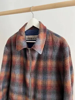 $189 • Buy Men's Vintage Missoni Sport WOOL Multicolour Insulated Jacket Coat Size XL