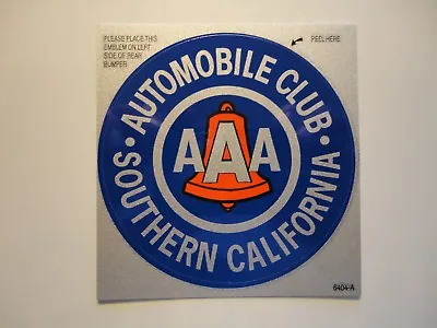 AAA Automobile Club Reflective STICKER Decal Southern California. New.  • $4