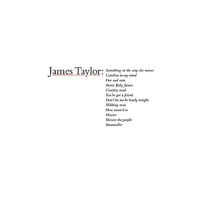 James Taylor - James Taylor's Greatest Hits (2019 Remaster) NEW Sealed Vinyl • $25.99