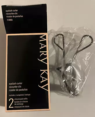NEW Mary Kay EYELASH CURLER W/ 2 Silicone Refill Pads FREE SHIPPING • $11.95