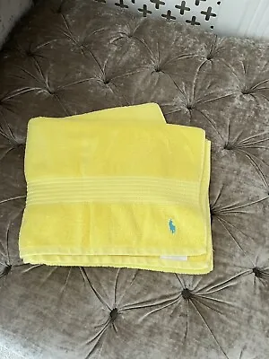 Ralph Lauren Yellow Bath Towel 130cm X 70cm • £25