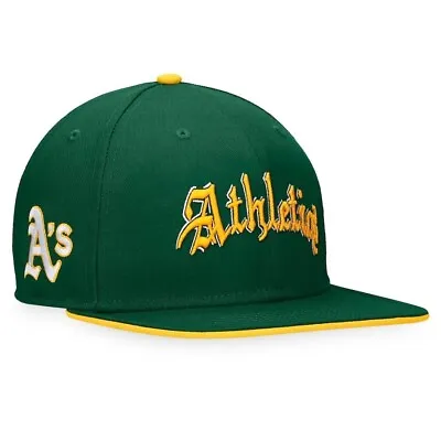 Oakland Athletics Baseball MLB Green Vintage Old Logo Snapback Hat Cap NEW • $23.02