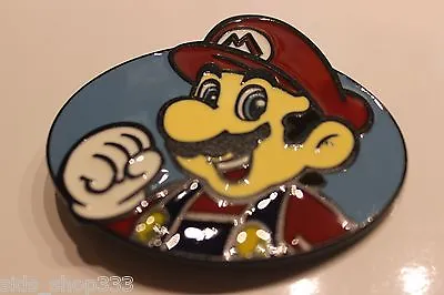 MARIO Super Mario Bro's Belt Buckle Or Showpiece HQ Enamel US Seller Great Gift • $15.99