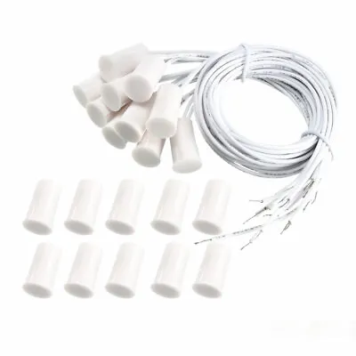 10 X RC-33 NC Recessed Wired Door Contact Sensor Alarm Magnetic Reed Switch • $18.40
