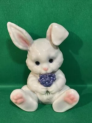 Enesco 1997 Morehead “Bashful Bunny” Ceramic Figure • $32