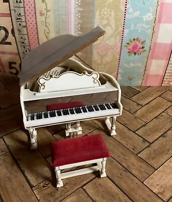 Ideal Piano With Bench Dollhouse Miniature • $12.99