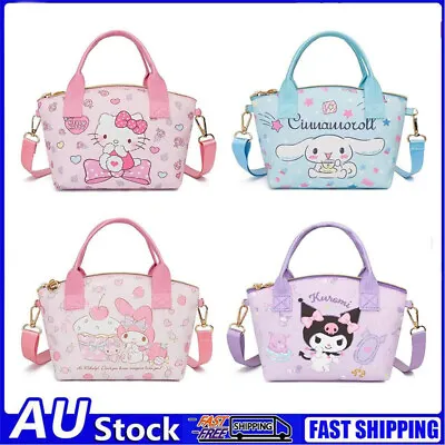 Cute Girl Gift Kuromi Hello Kitty My Melody Cinnamoroll Crossbody Shoulder Bag • $19.88