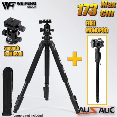 $79.95 • Buy Professional Ball Head Tripod For Sony Nikon Canon Digital Camera DSLR Camcorder