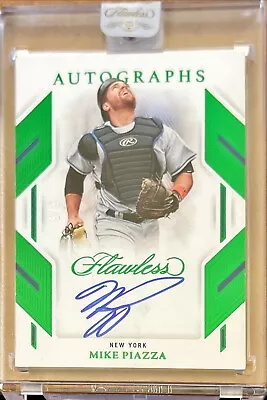 2023 Flawless Baseball Mike Piazza Auto Gold SSP 10/10 Mets Encased MINT 💎💎💎 • $44.73