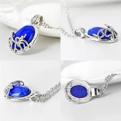 Film The Vampire Diaries Katherine Anti-sunlight Lapis Lazuli Pendant Necklac`4$ • £2.79