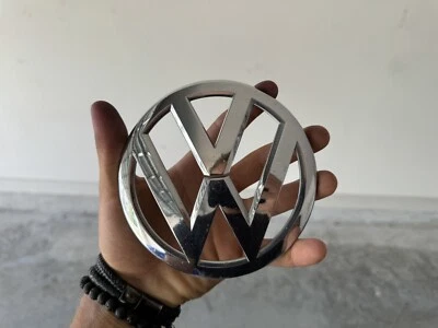 $49.99 • Buy Genuine VW Golf Mk7 13-17 Front Grill VW Badge Emblem Chrome 5G0853601 2ZZ