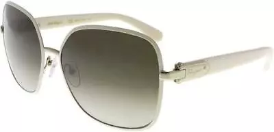 Salvatore Ferragamo Women's Gold/Ivory Brown Gradient 59mm Sunglasses SF150S 721 • $69.99