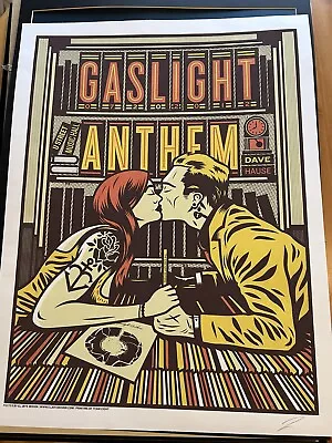 RARE - Gaslight Anthem Poster - El Jefe Design Original - U Street Music Hall • £150