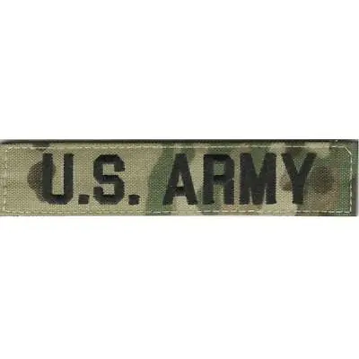BuckUp Tactical Patch Hook US ARMY MULTICAM NAME TAPE - 1  X 5  • $5.95