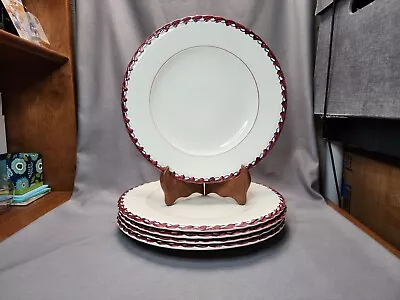 Vintage Vernon Kilns Monterrey Chop Plates (Lot Of 5) 12  Dinner Plates Platters • $37.50