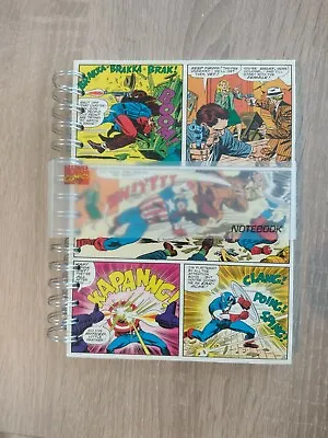 Marvel Comics Captain America Marvel Characters Notebook • £3.50
