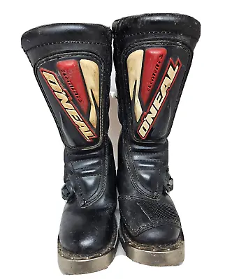 ONeal ELEMENTS Off Road MotoCROSS Boot Black Youth Size 3 Racing Motorcycle • $44.95