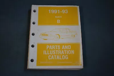 1991-1993 Buick B Body Roadmaster Parts Catalogue Illustrated List Book Manual • $54.99