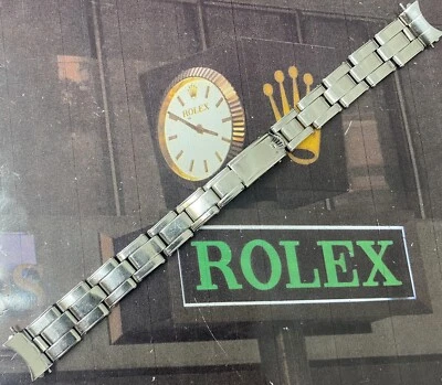 $0.99 • Buy Rolex 13mm Ladies Stainless Steel Oyster Rivet Band  66  Ends Ref 6917