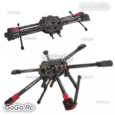 Tarot FY690S Foldable 6 Axis Hexa-copter 3K Carbon Fiber Frame - RH68C01 • $98.86