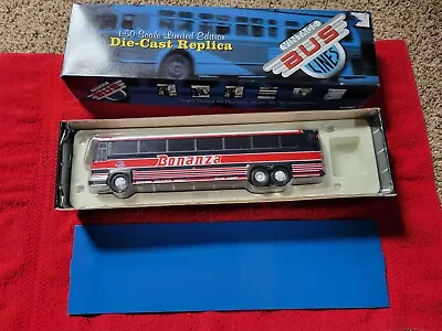 2002 Corgi 1/50 Scale Diecast Bonanza Bus Lines Coach USA MCI 102 DL3 - 50 • $74.99