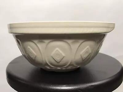 VTG T G Green Church Gresley Made England Gripstand Mixing Bowl White Large 9” • $100