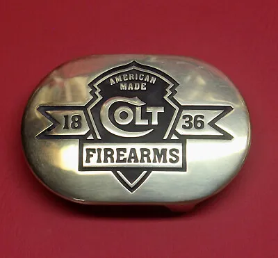 Colt Firearms Solid Brass Belt Buckle • $49.99