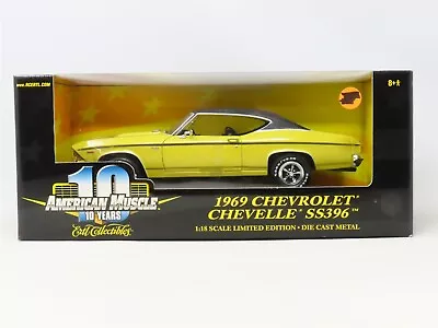 1:18 Ertl American Muscle 36673 Die-Cast 1969 Chevy Chevelle SS396 SEALED • $119.95