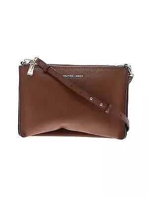 MICHAEL Michael Kors Women Brown Leather Crossbody Bag One Size • $62.74
