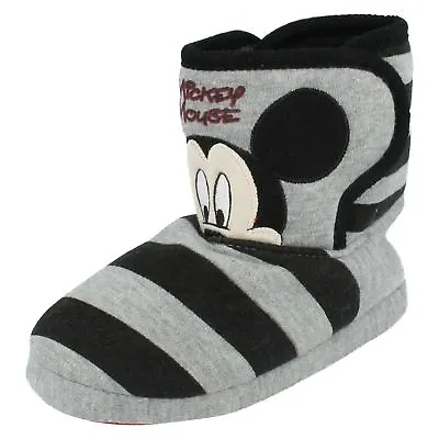 Kids Princeton Unisex Boot Indoor House Slippers Mickey Mouse Retail Price £5.99 • £5.99