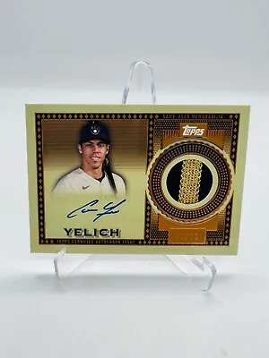 2021 Topps Reverence Certified Christian Yelich Patch Autograph RAP-CY • $59.11