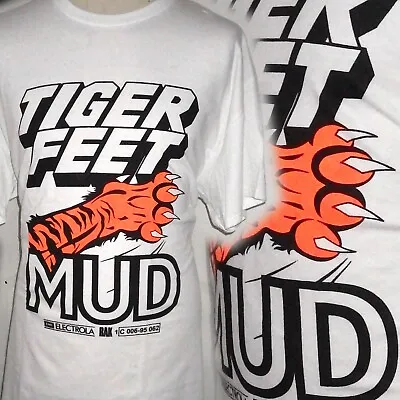 Glam Rock  Mud Tiger Feet Giuda Bootboys 100% Unique  Punk  T Shirt Xl • £15.99