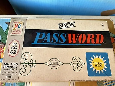 Vintage 1968 Password Game 6th Edition By Milton Bradley Looks Complete EUC • $15