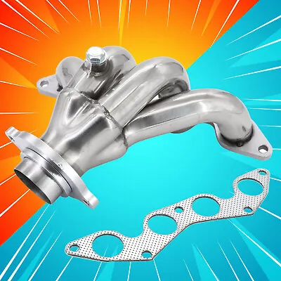 Fit 2001-05 Honda Civic EX 1.7L L4-4 D17A2 SOHC Stainless Steel Exhaust Header • $75.99