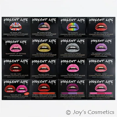 1 VIOLENT LIPS Temporary Lip Tattoo Sticker  Pick Your 1 Type  - Total 3 Sheet   • $3.12