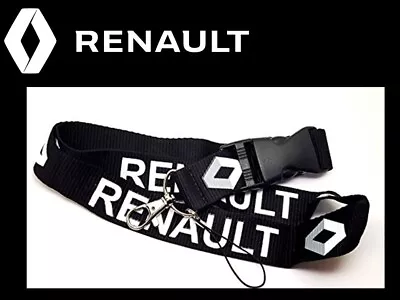 Renault Logo Lanyard For Neck ID Strap Car Key Phone Holder Key Chain Keyring • £3.27