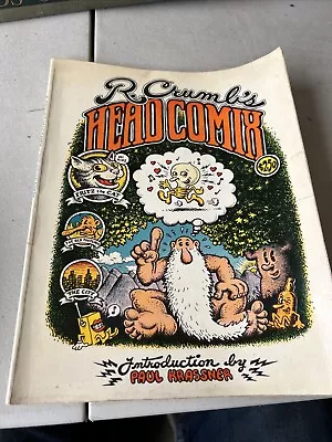 R. Crumb's Head Comix First Ballantine Edition 1970 Rare 1st Print Mr Natural • $14.99