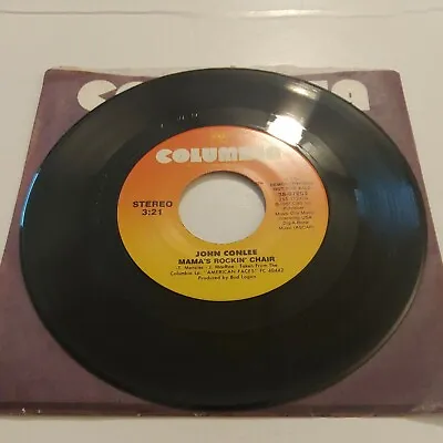 Vintage Record JOHN CONLEE: MAMMA'S ROCKIN' CHAIR PROMO 45 Rpm 1987 EX/M- • $6.99