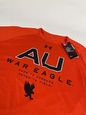 Under Armour Men’s Auburn Tigers Long Sleeve Shirt Large L NWT Orange READ • $19.99