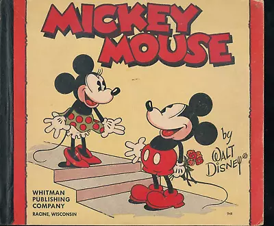DISNEYANA-book- 1932 -WHITMAN 948-Mickey Mouse • $150