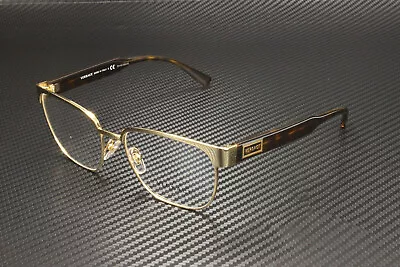 VERSACE VE1264 1460 Gold Square Men's Eyeglasses 54 Mm • $297.48