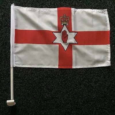 £2.99 • Buy Northern Ireland Car Flag Ulster Red Hand Loyalist Protestant Unionist Royalist