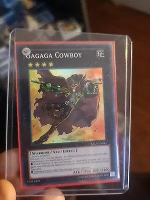 Yu-Gi-Oh! TCG Gagaga Cowboy Abyss Rising ABYR-EN041 Unlimited Super Rare • $6