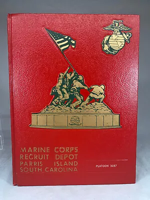 MARINE CORPS RECRUIT DEPOT. 1978. PARRIS ISLAND SOUTH CAROLINA. Platoon 3037 • $26.50